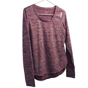 💥 Reebok Purple Long Sleeve With Thumbholes S